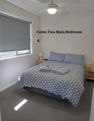 Cabin Two main bedroom
